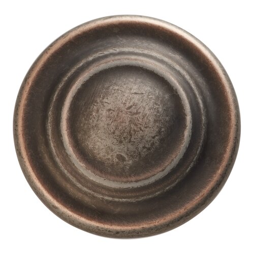 Rook Classic Knob, 31mm, Antique Copper Bronze Highlight