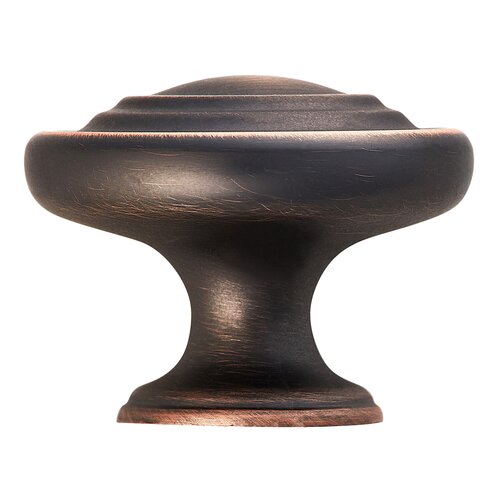 Rook Classic Knob, 31mm, Antique Copper Bronze Highlight