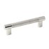 Esquire Pull, 5-1/16 in (128 mm), Polished Nickel / Stainless Steel