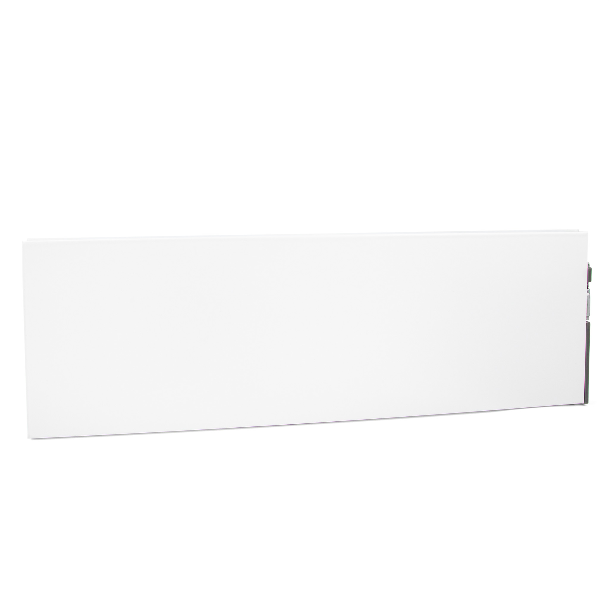 M-Series Fusion Side Wall, 450mm Length, 126mm Height, Lunar White