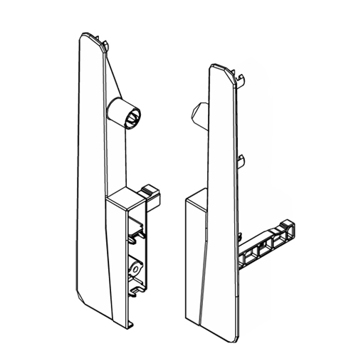 Front Fixing Brackets Glass Boxside