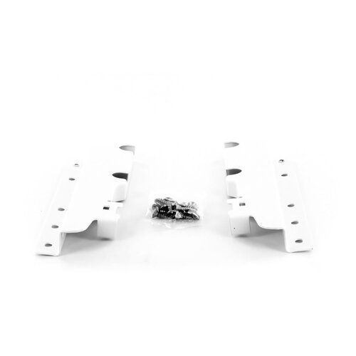 Rear Fixing Bracket for Two Rail, White