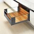 DTC Legacy Prima Internal Metal Front Drawer, Cross Rail with Glass Sides, Cross Rail, 172mm Height, 450mm Length, Matte Grey