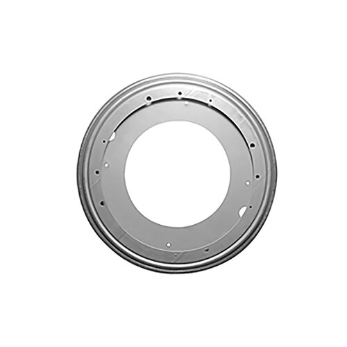 Swivel 12in Round Steel 1000lb - Greased for smooth and quiet rotation