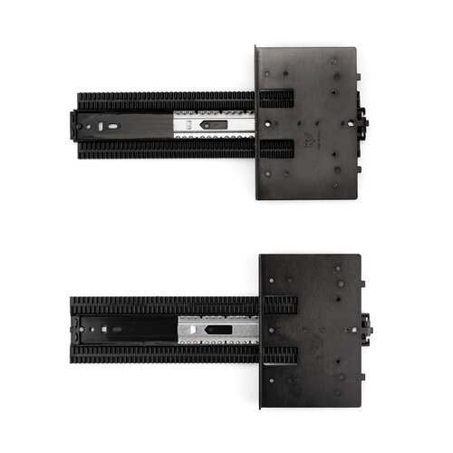 4x4 Pocket Door Slide, 8091 Series, Black