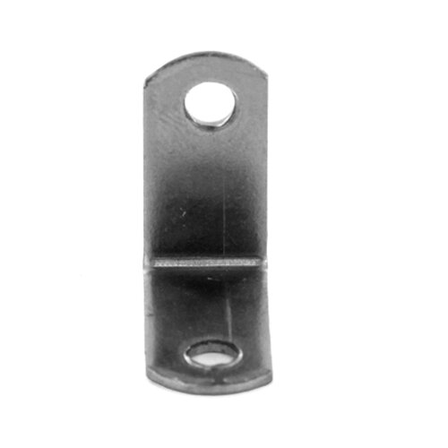 Angle Bracket with 2 Holes, rounded ends, 1 x 1 x 1/2