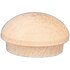 Wood Cover Cap Dome Shape 1/2 Birch