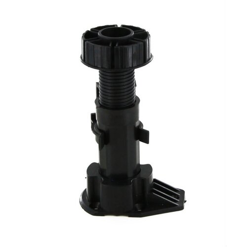Cabinet Leg Leveler, 4" to 5" Adjustable Height, Pre-Assembled with Plinth Clip