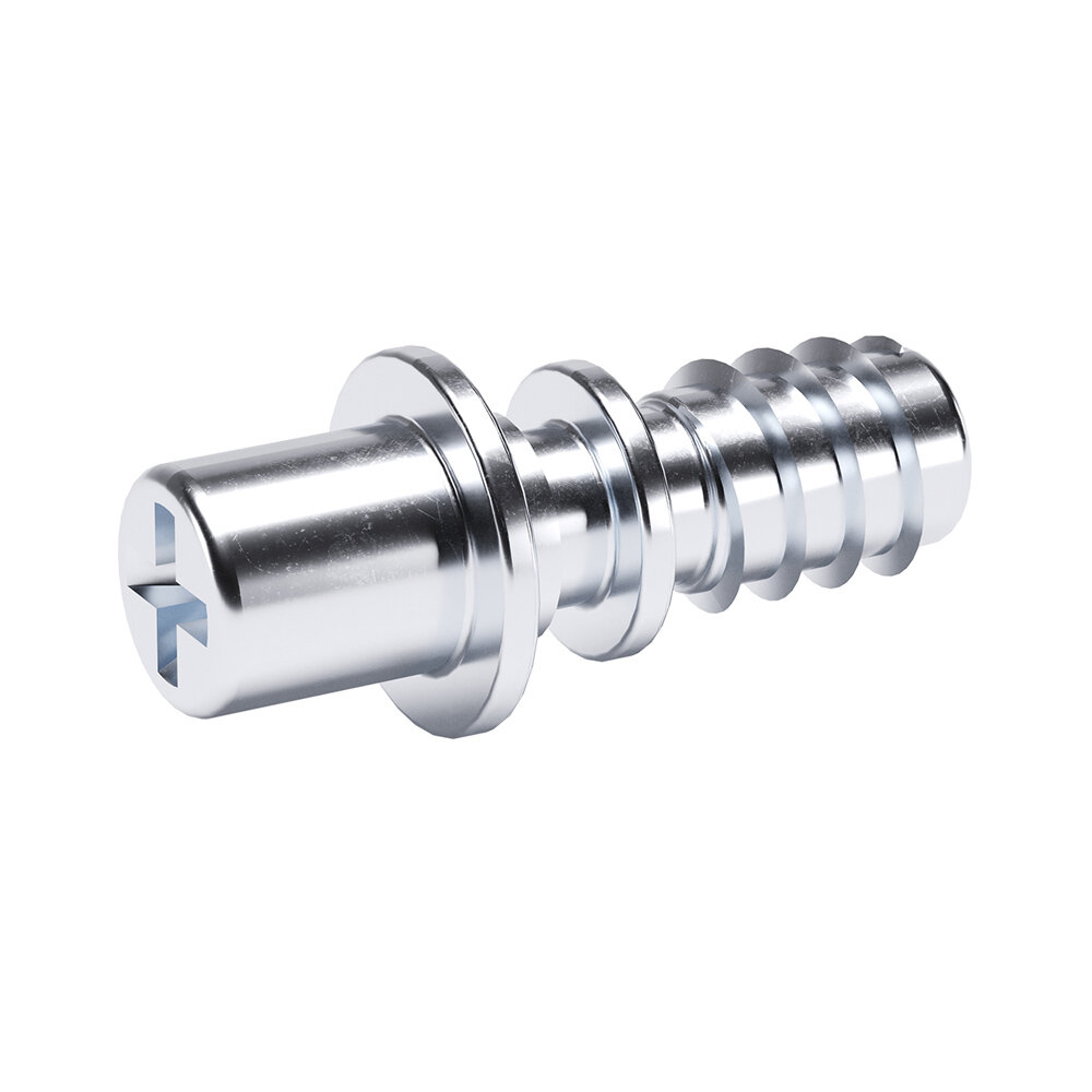 Flipper Dowel, Polished Chrome