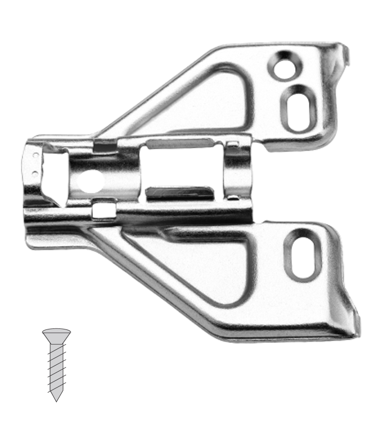 DTC Clip-On Plate, for Face-Frame, Screw-On