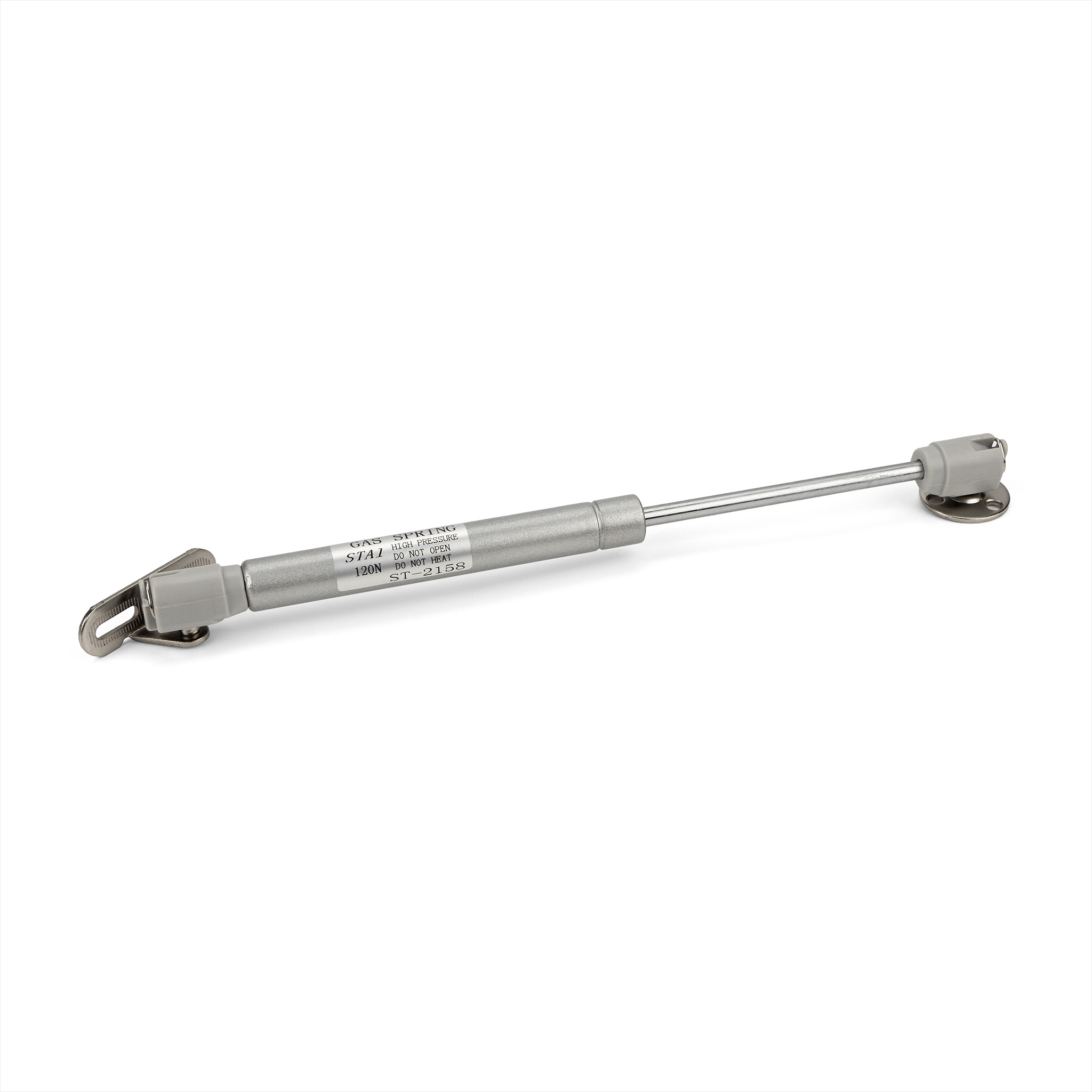 Gas Spring with Damper - 120N (27 lbs / 12 kg)