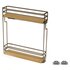 Vibo Galaxy 2 Shelf Side Pullout, 4-1/2", Full-Extension, Right Side Mounted, Soft-Close, White / Chrome