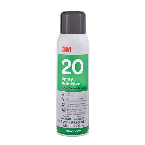 3M™ Heavy Duty 20 Spray Adhesive Clear, 20 fl oz can