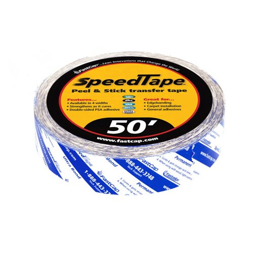SpeedTape Double Sided Tape 50 ft Roll, Various Widths